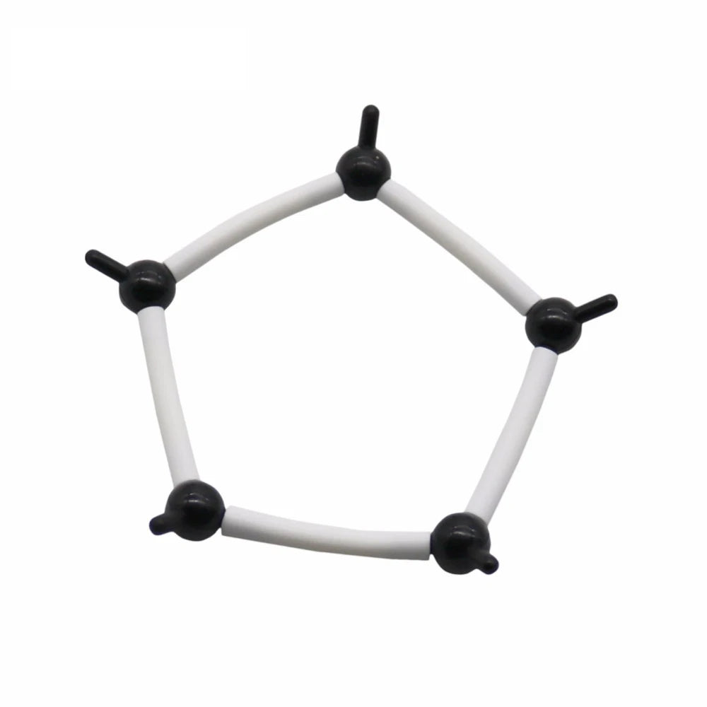 Modelo de estructura molecular de carbono 60 Modelo molecular de química orgánica Marco de carbono Herramienta de experimento didáctico 1 juego