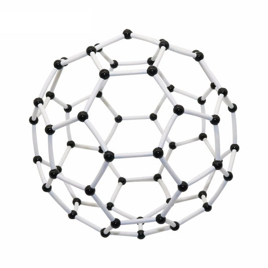 Modelo de estructura molecular de carbono 60 Modelo molecular de química orgánica Marco de carbono Herramienta de experimento didáctico 1 juego