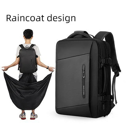Mochila para portátil de 17 pulgadas para hombre, de negocios, de 40 l, homologada para viajar.