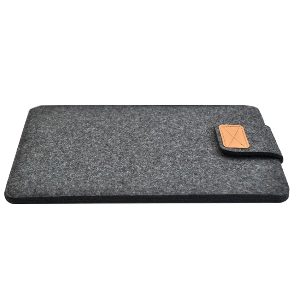 Funda de fieltro delgada para tableta, funda protectora para MacBook Air Pro de 11, 13 y 15 pulgadas, color sólido
