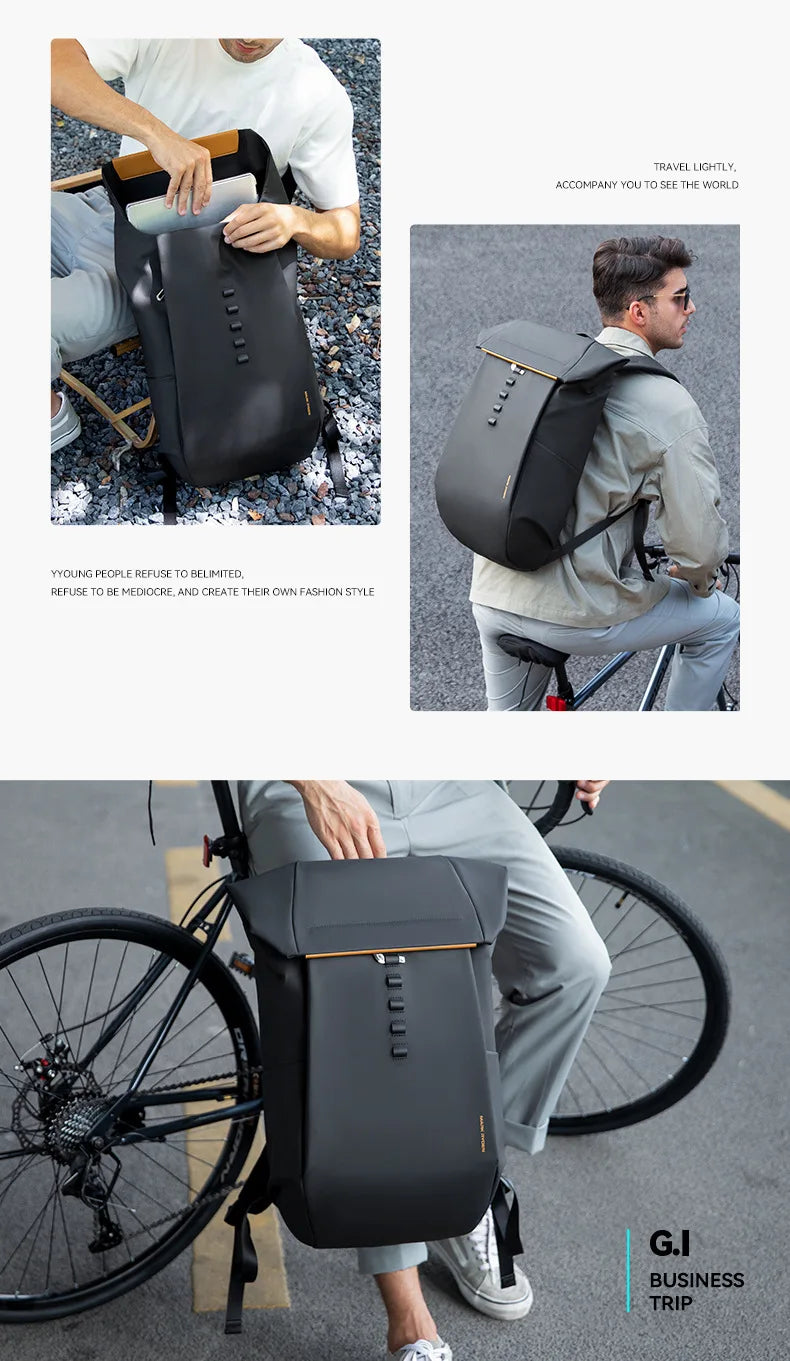 Mochila Mark Ryden para hombre, impermeable, para portátil de 17,3 pulgadas, multifunción, para viajes de negocios, de gran capacidad.