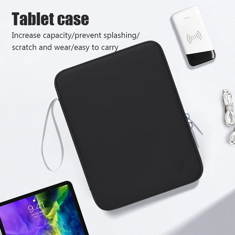 Funda para iPad, bolsa de almacenamiento para tableta, funda portátil de PU suave para tableta, funda impermeable resistente al desgaste para iPad de 10,9 pulgadas