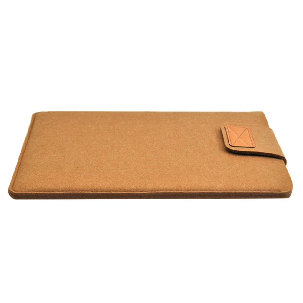 Funda de fieltro delgada para tableta, funda protectora para MacBook Air Pro de 11, 13 y 15 pulgadas, color sólido