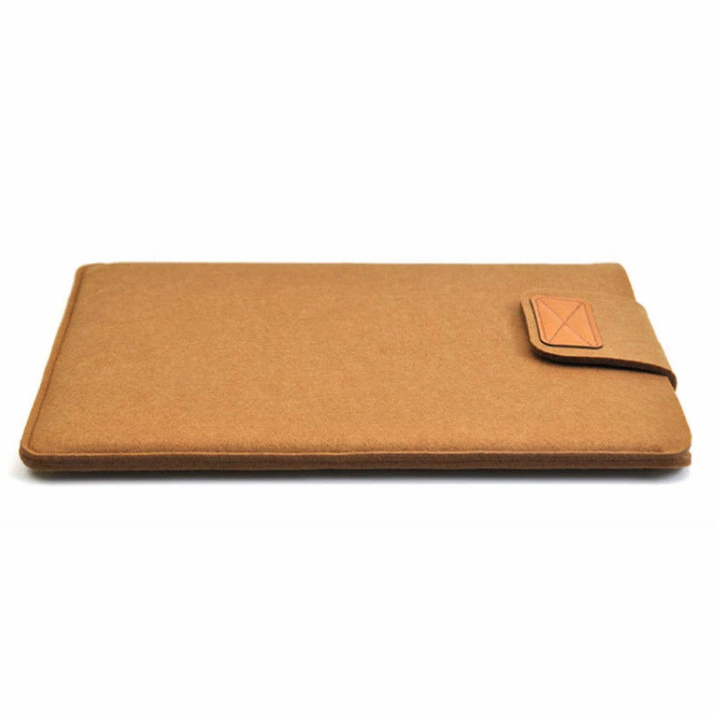Funda de fieltro delgada para tableta, funda protectora para MacBook Air Pro de 11, 13 y 15 pulgadas, color sólido