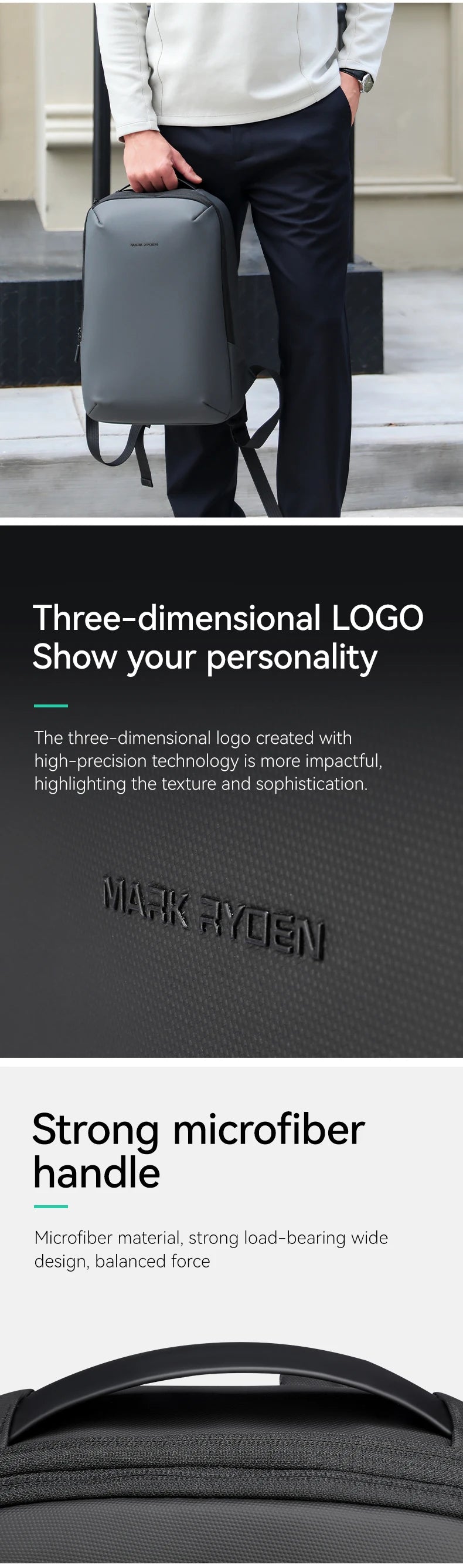 Mochilas ligeras de gran capacidad y alta calidad para viajes de corta distancia para hombre de Mark Ryden 2025.