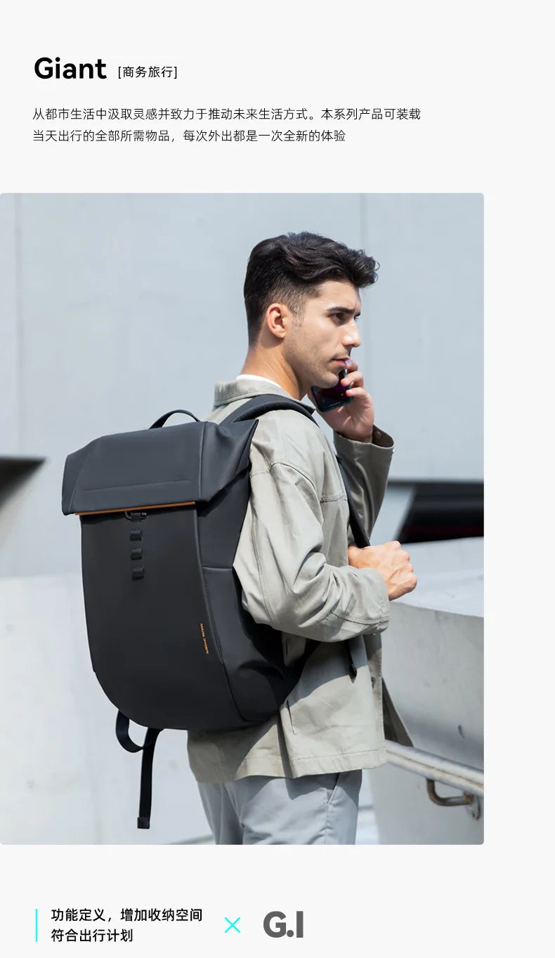 Mochila Mark Ryden para hombre, impermeable, para portátil de 17,3 pulgadas, multifunción, para viajes de negocios, de gran capacidad.