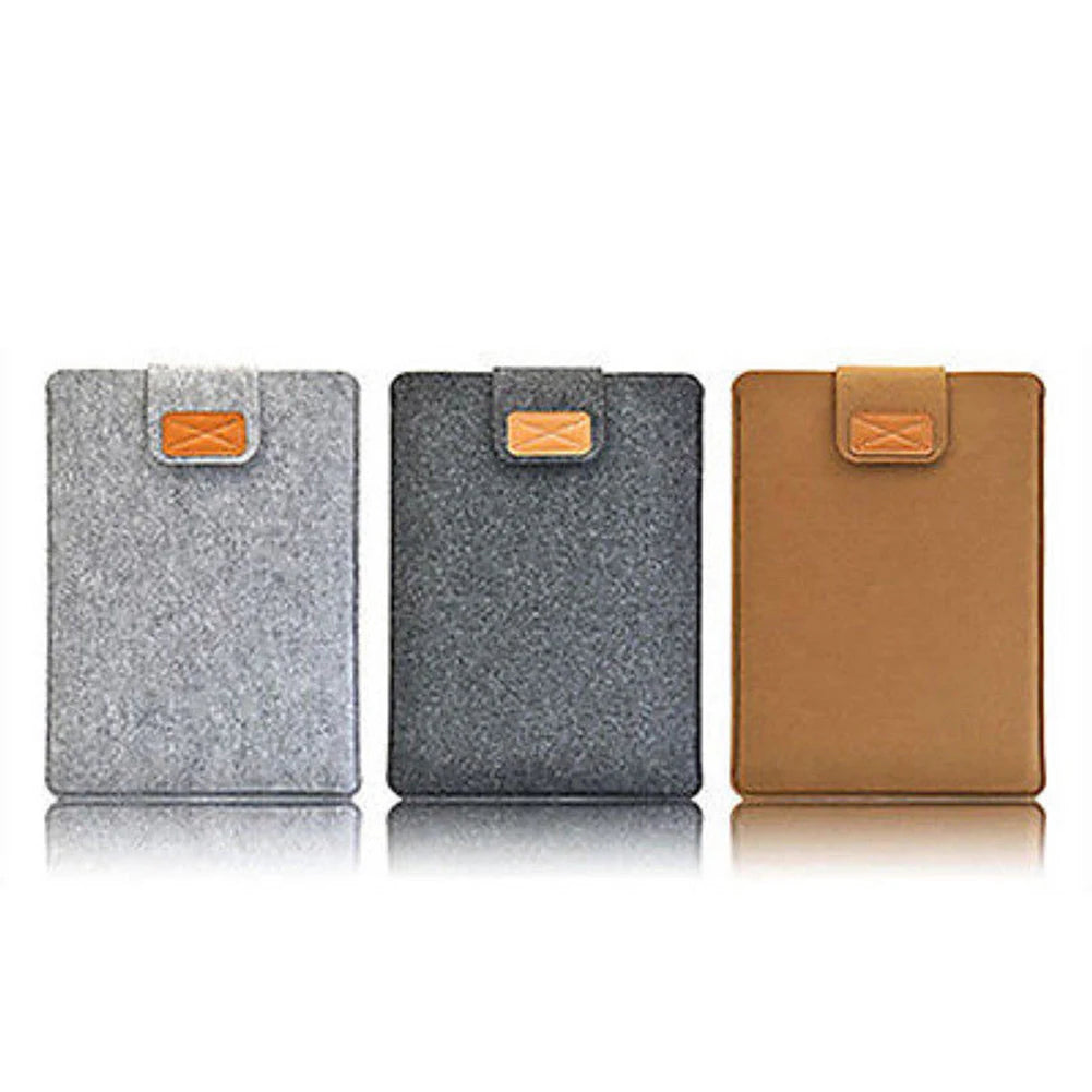 Funda de fieltro delgada para tableta, funda protectora para MacBook Air Pro de 11, 13 y 15 pulgadas, color sólido