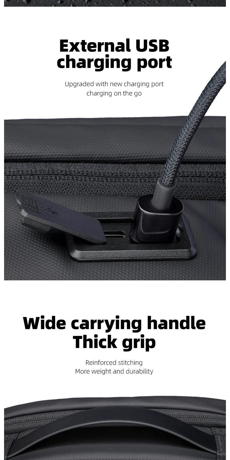 MARK RYDEN Mochila impermeable para ordenador portátil para hombre