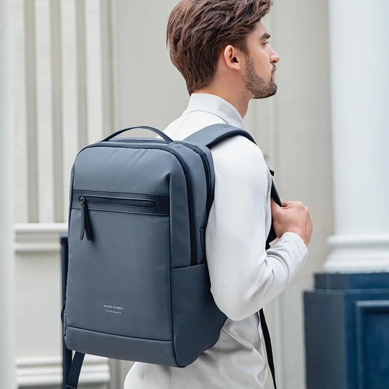 MARK RYDEN Mochila impermeable para ordenador portátil para hombre