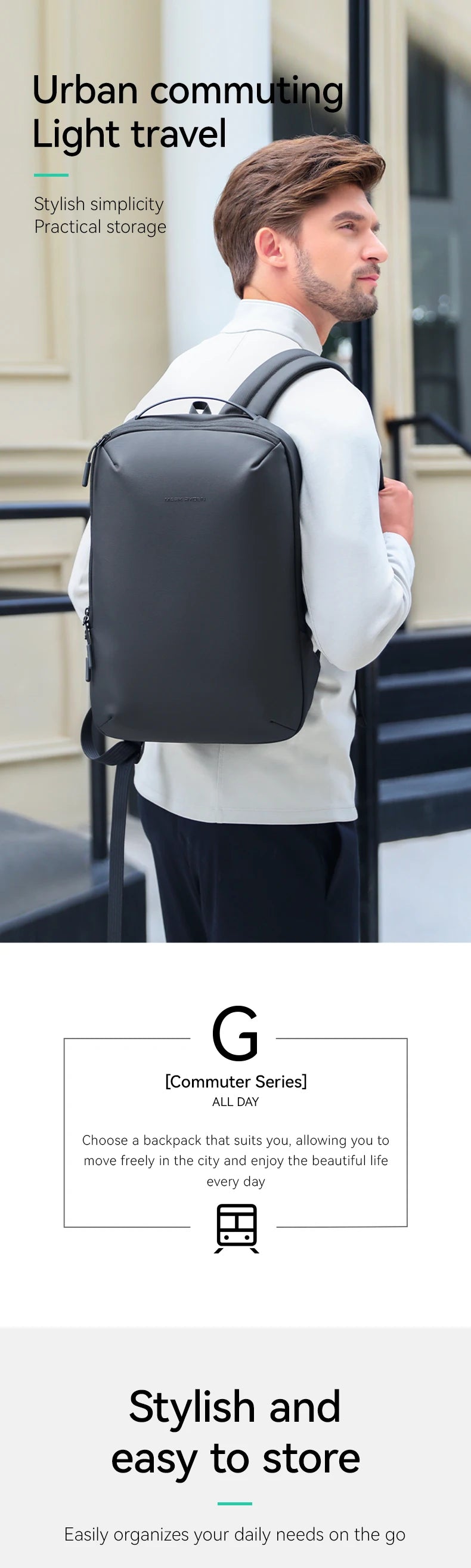 Mochilas ligeras de gran capacidad y alta calidad para viajes de corta distancia para hombre de Mark Ryden 2025.