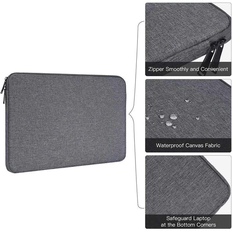 Funda impermeable para portátil, funda para tableta de 11, 12, 13, 14, 15 y 15,6 pulgadas para MacBook Air Pro, Xiaomi, Dell y Acer.