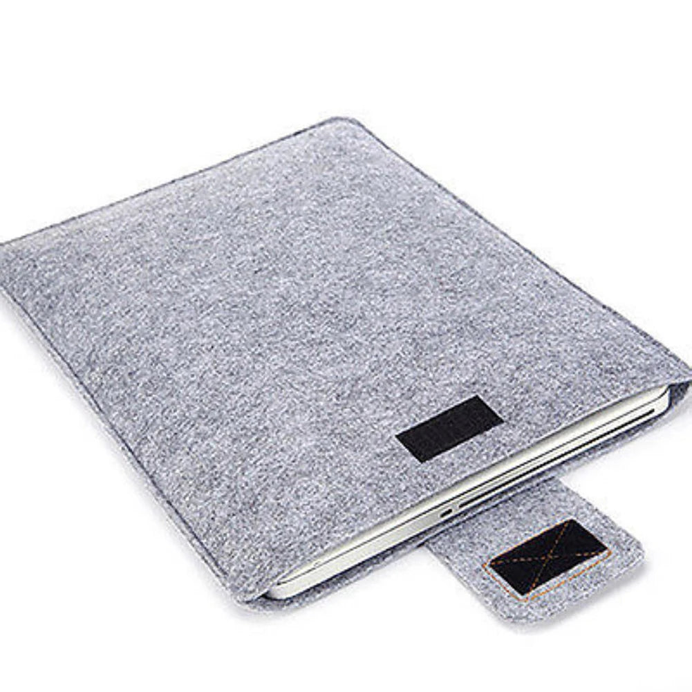 Funda de fieltro delgada para tableta, funda protectora para MacBook Air Pro de 11, 13 y 15 pulgadas, color sólido