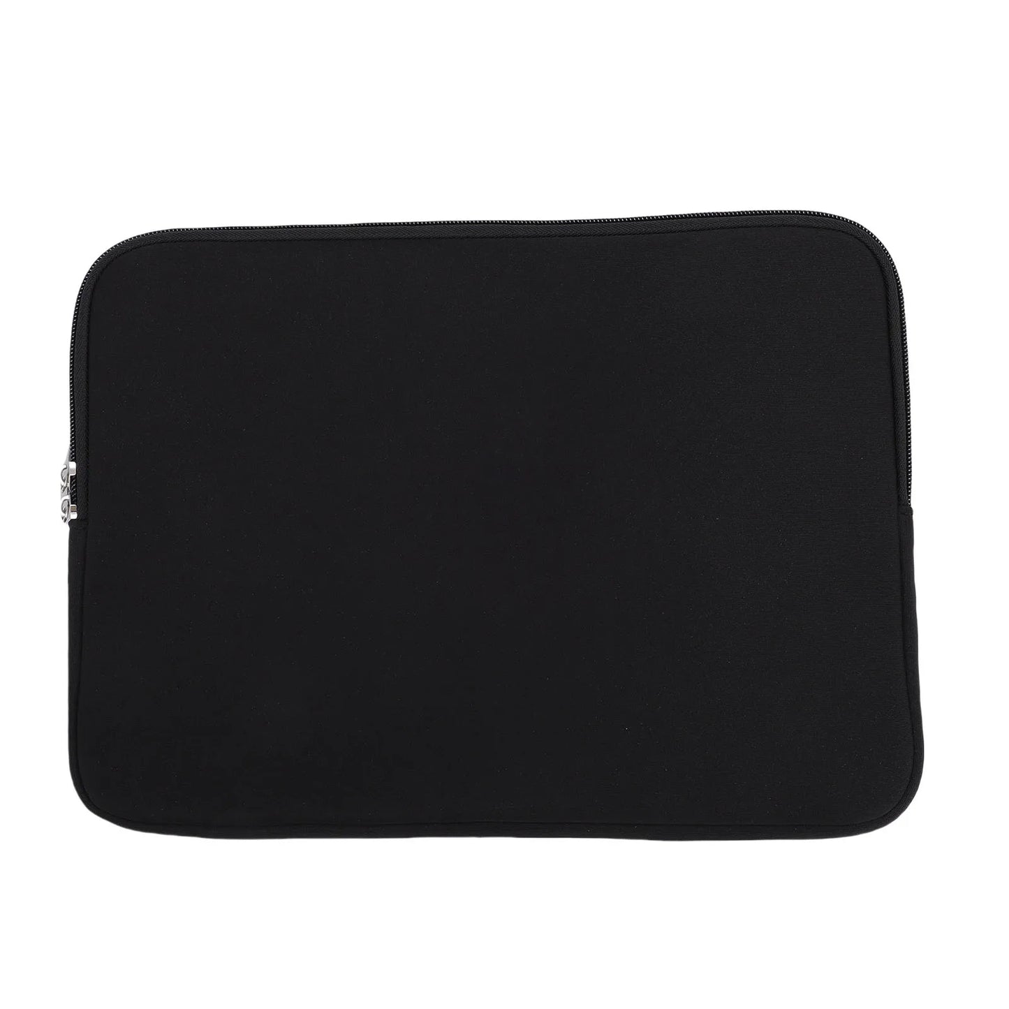 Funda para tableta negra de espuma de neopreno impermeable, portátil, con cremallera, para portátil, funda de viaje