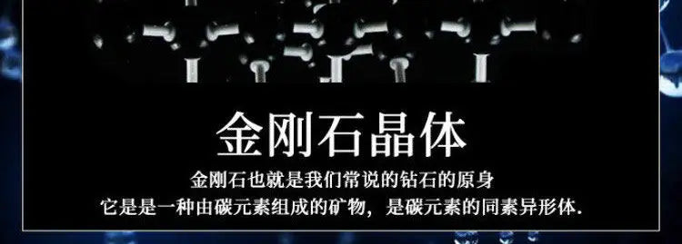 Modelo de bola de química de secundaria Modelo de estructura molecular orgánica Conjunto de elementos de cristal proporcionales Modo de química orgánica